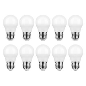 Modee E27 LED Lamp 7W - 700lm - 2700K - Warm Wit - Globe Mini P45 - Vervangt 54W Halogeen Gloeilamp - 10 stuks