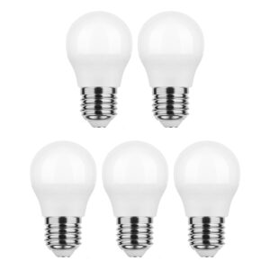 Modee E27 LED Lamp 7W - 700lm - 2700K - Warm Wit - Globe Mini P45 - Vervangt 54W Halogeen Gloeilamp - 5 stuks
