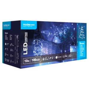 Modee IJspegel Verlichting Buiten 4 Meter - Kerstverlichting voor Buiten en Binnen - Verlengbaar - 70cm Hoog - 200 LED Lampjes - 8 Lichtstanden - IP44 - 2700K - Warm Wit Licht - Per stuk