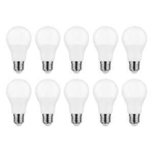 Modee E27 LED Lamp 8.5W - 806lm - 6000K - Daglicht Wit - LED Globe A60 - Vervangt 60W Halogeen Gloeilamp - 10 stuks