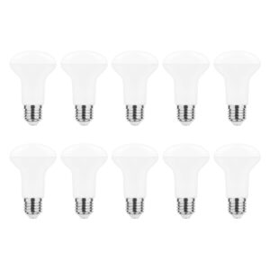 Modee E27 LED Lamp 8W - 640lm - 6000K - Daglicht Wit - LED Spot R63 - Vervangt 50W Halogeen Gloeilamp - 10 stuks