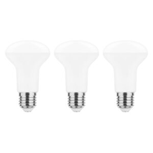 Modee E27 LED Lamp 8W - 640lm - 6000K - Daglicht Wit - LED Spot R63 - Vervangt 50W Halogeen Gloeilamp - 3 stuks