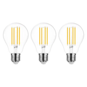 Modee E27 LED Lamp Dimbaar 10W - 1350lm - 2700K - Warm Wit - LED Filament Globe A67 - Vervangt 90W Halogeen Gloeilamp - 3 stuks