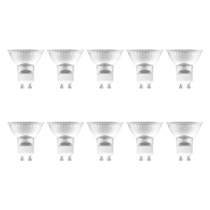 Modee GU10 Halogeen Lamp Dimbaar 42W ECO - 630lm - 2700K - Warm Wit - ECO Halogeen Spot - 10 stuk