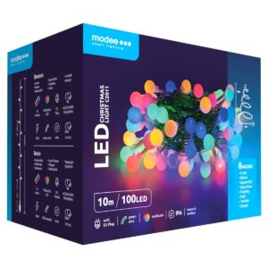 Modee Lichtgordijn 3x2 Meter - Kerstverlichting voor Binnen en Buiten - 192 LED Lampjes - 8 Lichtstanden - IP44 - 2700K - Warm Wit Licht - Per stuk