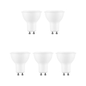 Modee GU10 LED Lamp 3W - 250lm - 6000K - Daglicht Wit - LED Spot - Vervangt 25W Halogeen Gloeilamp - 5 stuks