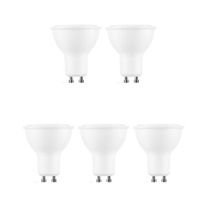 Modee GU10 LED Lamp 4.5W - 400lm - 4000K - Neutraal Wit - LED Spot - Vervangt 35W Halogeen Gloeilamp - 5 stuks