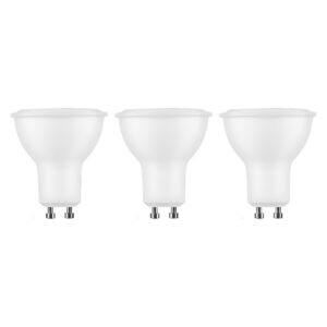 Modee GU10 LED Lamp 4.5W - 400lm - 6000K - Daglicht Wit - LED Spot - Vervangt 35W Halogeen Gloeilamp - 3 stuks
