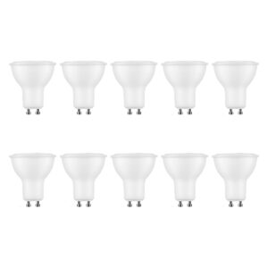 Modee GU10 LED Lamp 4.5W - 400lm - 6000K - Daglicht Wit - LED Spot - Vervangt 35W Halogeen Gloeilamp -10 stuks