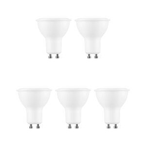 Modee GU10 LED Lamp 6W - 550lm - 4000K - Neutraal Wit - LED Spot - Vervangt 42W Halogeen Gloeilamp - 5 stuks