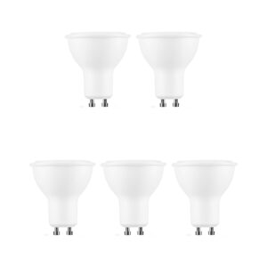 Modee GU10 LED Lamp Dimbaar 6W - 550lm - 2700K - Warm Wit - LED Spot - Vervangt 45W Halogeen Gloeilamp - 5 stuks