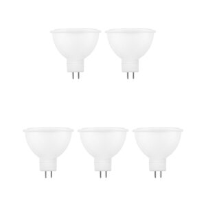 Modee GU5.3 LED Lamp 5W - 450lm - 6000K - Daglicht Wit - LED Spot MR16 - Vervangt 35W Halogeen Gloeilamp - 5 stuk