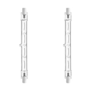 Modee Halogeenlamp R7s - 400W 2700K 8600 LM 230V - Staaflamp - 118mm - Warm Wit - 2 stuks