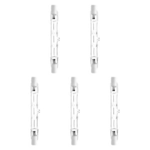 Modee Halogeenlamp R7S - 80W 2700K 1400 LM 230V - Staaflamp - 78mm - Warm Wit - 5 stuks