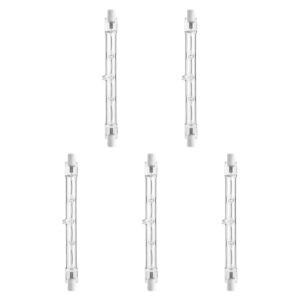 Modee Halogeenlamp R7s Dimbaar - 120W 2700K 2250lm 230V - Staaflamp - 118mm - Warm Wit - 5 stuks