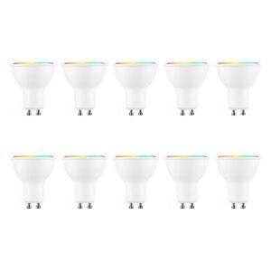 Modee Smart GU10 Led Lamp - 4.7W - Slimme Lamp - RGB en Kleurtemperaturen - App Bediening - WiFi LED Spot - 10 Stuks
