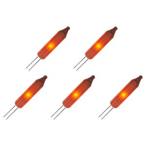 OE Lightning Reserve Kerstlampjes - 5 stuks - Zonder Fitting - 2.5V/0.425W - Rood Licht