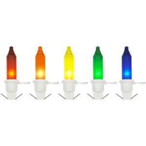 OE Lightning Reserve Kerstlampjes Gekleurd - Set van 5 - Witte Insteek Fitting - 2.5V/0.425W - Vijf kleuren