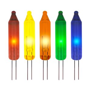 OE Lightning Reserve Kerstlampjes Gekleurd - Set van 5 - Zonder Fitting - 2.5V/0.425W - Vijf kleuren
