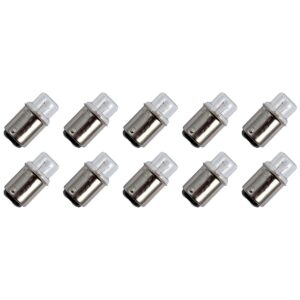 Signaallamp Ba15d 24V 2W - 86 mAh - 10 stuks - T14 Gloeilamp Ø14mm - 30mm - 2500K - Dimbaar