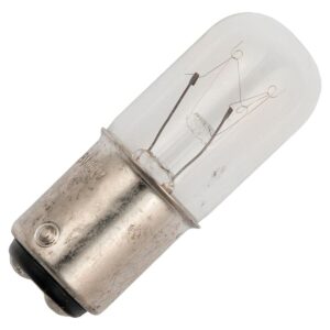 Signaallamp Ba15d 60V 5W - 83 mAh - Per stuk - T16 Gloeilamp Ø16mm - 45mm - 2500K - Dimbaar