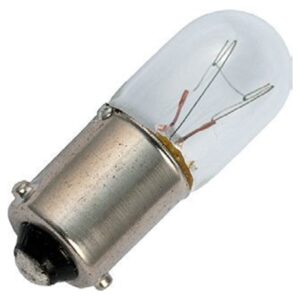 Signaallamp Ba9s 55V 4W - 66 mAh - Per stuk - T10 Gloeilamp Ø10mm - 28mm - 2500K - Dimbaar