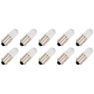 Signaallamp Ba9s 130V - 10 stuks - T10 Neonlamp Ø10mm - 28mm - 2500K - Dimbaar - Mat - Groen