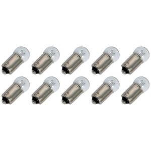 Signaallamp Ba9s 12V 0.6W - 50 mAh - 10 stuks - G11 Gloeilamp Ø11mm - 24mm - 2500K - Dimbaar