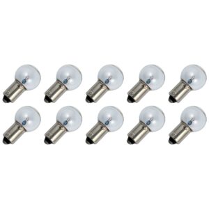 Signaallamp Ba9s 12V 4W - 333 mAh - 10 stuks - G17 Gloeilamp Ø17mm - 30mm - 2500K - Dimbaar