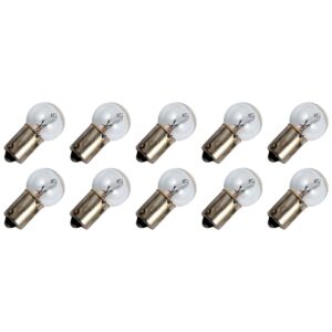 Signaallamp Ba9s 24V 3W - 125 mAh - 10 stuks - G15 Gloeilamp Ø15mm - 29mm - 2500K - Dimbaar