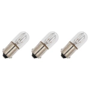 Miniatuur Signaallamp Ba9s 240V 4W - 16 mAh - 3 stuks - T10 Gloeilamp Ø10mm - 28mm - 2500K - Dimbaar