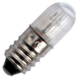 Signaallamp E10 130V - Per stuk - T10 Neonlamp Ø10mm - 28mm - 2500K - Dimbaar - Rood