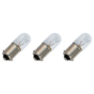 Signaallamp Ba9s 24V 1.2W - 50 mAh - 3 stuks - T10 Gloeilamp Ø10mm - 28mm - 2500K - Dimbaar