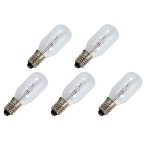Signaallamp E10 60V 4W - 66 mAh - 5 stuks - T16 Gloeilamp Ø16mm - 35mm - 2500K - Dimbaar