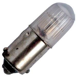 Miniatuur Signaallamp Ba9s 230V - Per stuk - T10 Neonlamp Ø10mm - 28mm - 2500K - Dimbaar - Rood