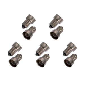 Signaallamp E10 12V 3W - 250 mAh - 5 stuks - G11 Gloeilamp Ø11mm - 20mm - 2500K - Dimbaar