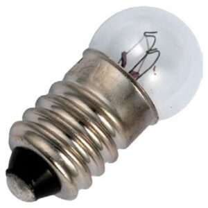 Signaallamp E10 12V 3W - 250 mAh - Per stuk - G11 Gloeilamp Ø11mm - 24mm - 2500K - Dimbaar