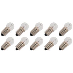 Signaallamp E14 130V 3W - 23 mAh - 10 stuks - G18 Gloeilamp Ø18mm - 35mm - 2500K - Dimbaar