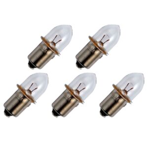 Signaallamp P13.5S 8.6V 4.32W - 502 mAh - 5 stuks - T1 Gloeilamp Ø10mm - 30mm - 2500K - Dimbaar