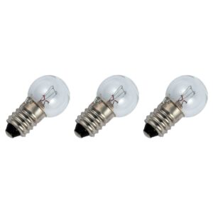 Signaallamp E10 30V 5W - 166 mAh - 3 stuks - G15 Gloeilamp Ø15mm - 29mm - 2500K - Dimbaar