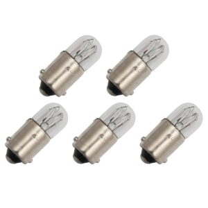 Miniatuur Signaallamp Ba9s 230V 3W - 13 mAh - 5 stuks - T9 Gloeilamp Ø9mm - 23mm - 2500K - Dimbaar