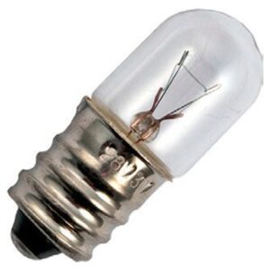 Signaallamp E12 30V 5W - 166 mAh - Per stuk - T13 Gloeilamp Ø13mm - 33mm - 2500K - Dimbaar