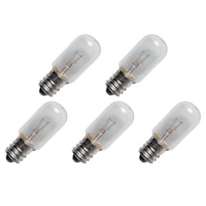 Signaallamp E12 24V 2.64W - 110 mAh - 5 stuks - T16 Gloeilamp Ø16mm - 45mm - 2500K - Dimbaar
