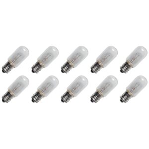Signaallamp E12 24V 2.64W - 110 mAh - 10 stuks - T16 Gloeilamp Ø16mm - 45mm - 2500K - Dimbaar