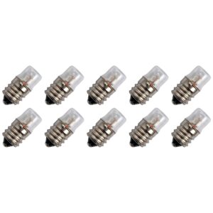 Signaallamp E14 240V - 10 stuks - T16 Neonlamp Ø16mm - 30mm - 2500K - Dimbaar - Rood