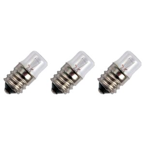 Signaallamp E14 24V 1W - 41 mAh - 3 stuks - T14 Gloeilamp Ø14mm - 30mm - 2500K - Dimbaar