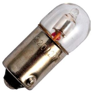 Miniatuur Signaallamp Ba9s 230V - Per stuk - T9 Neonlamp Ø9mm - 23mm - 2500K - Dimbaar - Rood