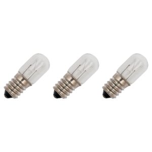 Signaallamp E14 24V 3W - 125 mAh - 3 stuks - T16 Gloeilamp Ø16mm - 45mm - 2500K - Dimbaar
