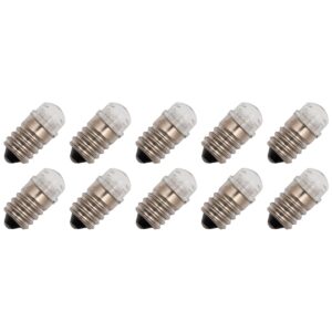 Signaallamp E14 240V - 10 stuks - T16 Neonlamp Ø16mm - 30mm - 2500K - Dimbaar - Groen