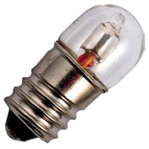 Miniatuur Signaallamp E10 230V - Per stuk - T9 Neonlamp Ø9mm - 23mm - 2500K - Dimbaar - Rood